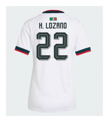 Mexico Hirving Lozano #22 Udebanetrøje Dame VM 2026 Kortærmet